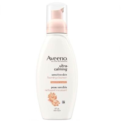  Aveeno 超温和大豆镇静舒缓泡沫洁面乳 177毫升 6.59加元，原价 9.97加元