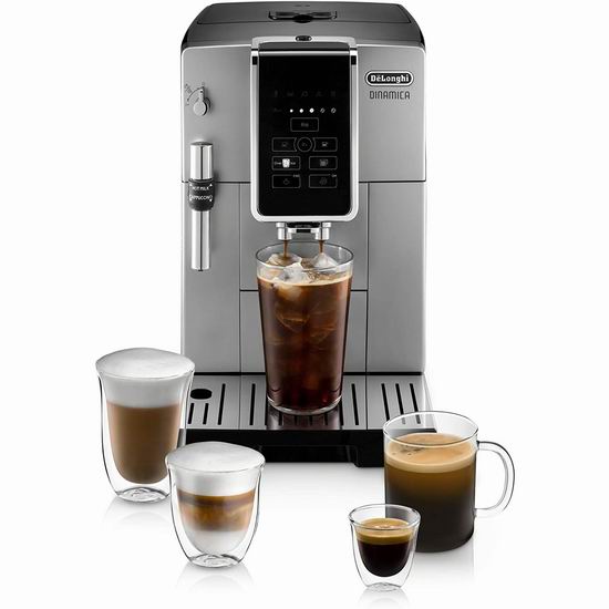  历史新低！DeLonghi 德龙 ECAM35025SB Dinamica 全自动咖啡机6.7折 909.01加元包邮！