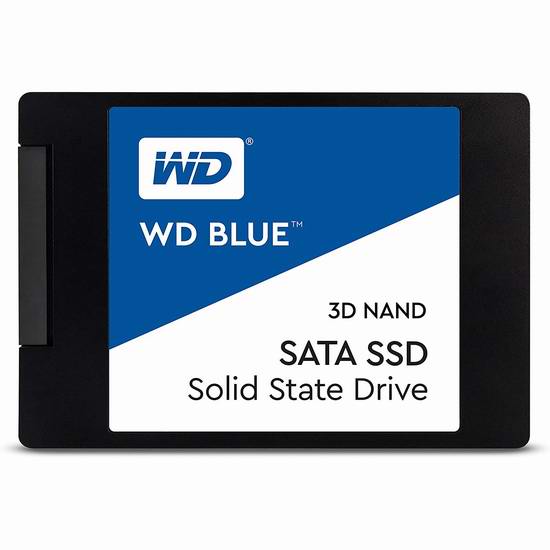  历史新低！WD 西数 Blue 3D NAND 500GB PC SSD 固态硬盘 64.99加元包邮！