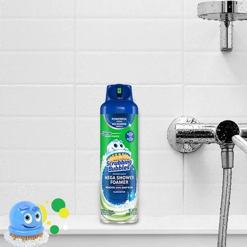  Scrubbing Bubbles 浴室清洁剂 567克 买两瓶7加元，有效清洁釉面瓷器表面