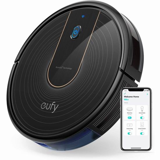  历史新低！eufy by Anker BoostIQ RoboVac 15C 1300Pa WiFi智能扫地机器人 199.99加元包邮！