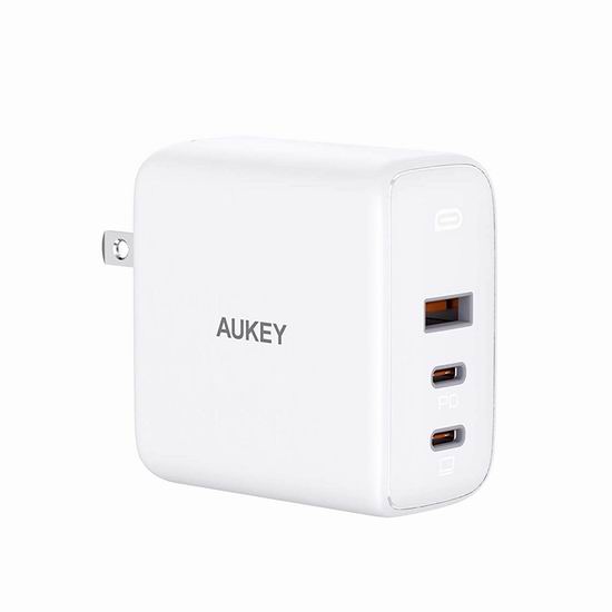  历史新低！AUKEY Omnia 90瓦 PD 3.0 USB-C 3口智能快速USB充电器/笔记本电源 51.5加元包邮！