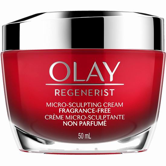  Olay Regenerist 玉兰油 无香型 明星大红瓶 新生塑颜金纯面霜 25.23加元包邮！shoppers原价39.99加元