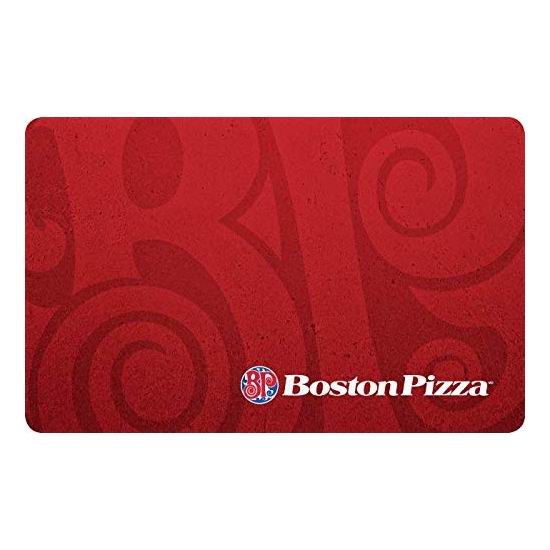  Boston Pizza 披萨连锁店 25加元电子礼品卡限时8折！