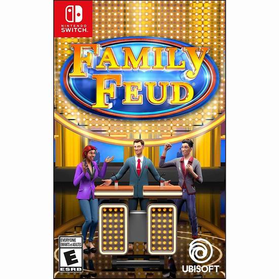  历史最低价！《Family Feud 家庭问答》Switch/Xbox One/PS4益智家庭聚会游戏 29.95加元！