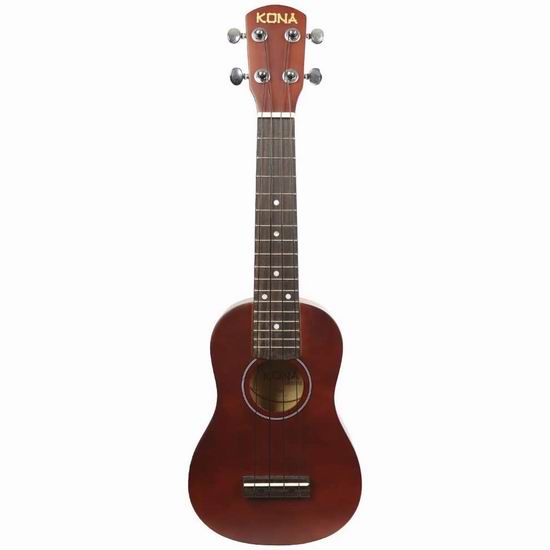  历史新低！Kona Guitars KUK100 Soprano Ukulele 标准夏威夷小吉他/尤克里里3.3折 26.56加元！