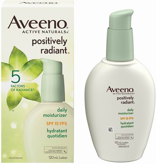  Aveeno 大豆保湿面霜SPF 15  120毫升 15加元，原价 19.97加元