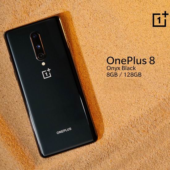  OnePlus 8 IN2019 一加 5G 6.55吋 90Hz 柔性屏 解锁版智能手机（8GB+128GB）5.6折 449.99美元包邮！2色可选！