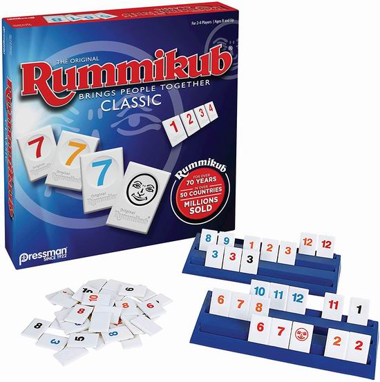  Pressman Rummikub 传统棋盘拼贴游戏 19.95加元，原价 24加元