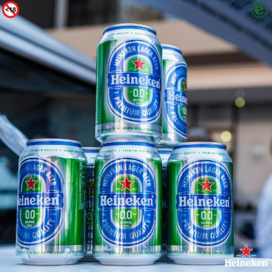  厂家免费赠送 Heineken 喜力 0.0 无醇啤酒礼包！