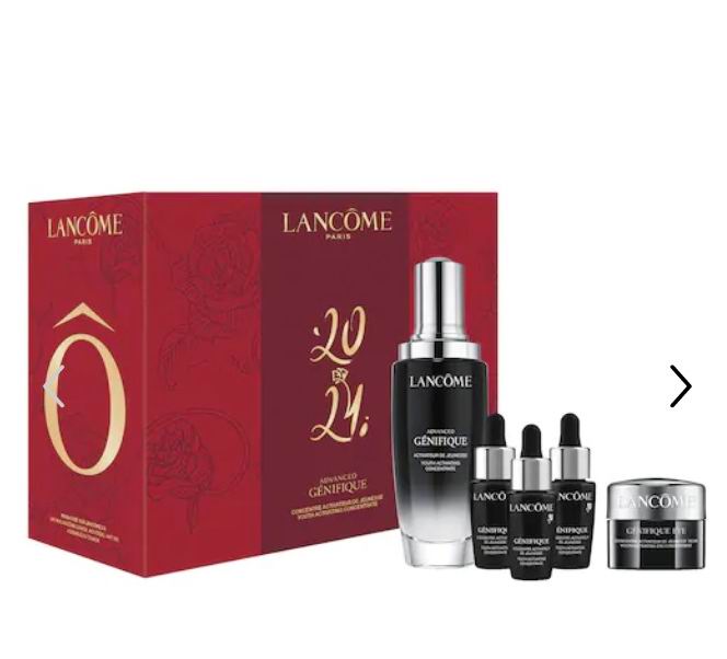  Lancome 小黑瓶75毫升+小黑瓶3×8毫升+眼霜6毫升 190加元（价值 362加元）