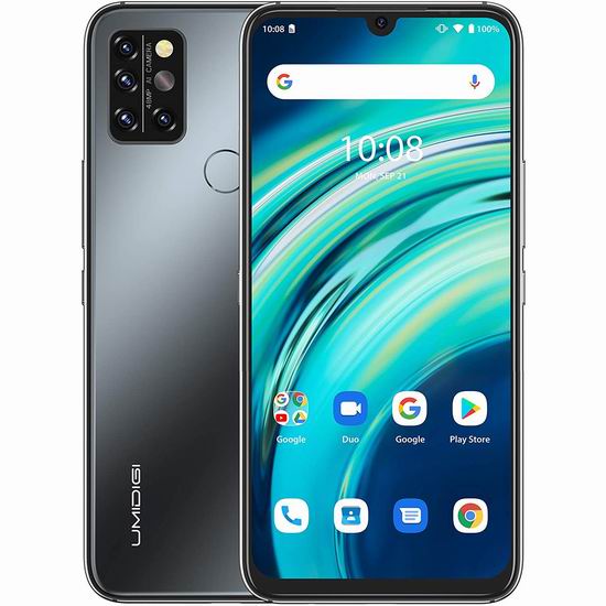  金盒头条：UMIDIGI A9 Pro 6.3英寸 水滴屏 双卡双待 4镜头 解锁版智能手机（8GB+128GB） 239.99加元包邮！