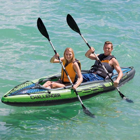 Intex 挑战者 K2 Kayak 二人充气独木舟套装7.5折 211.33加元包邮！