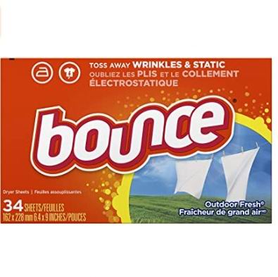  Bounce 抗过敏防静电清香烘干纸（34张） 2.06加元