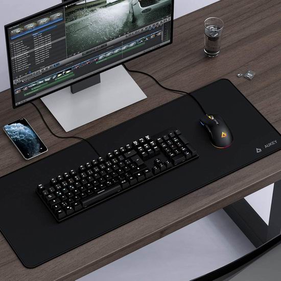  AUKEY 超大防滑游戏鼠标垫 19.99加元
