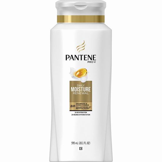  PANTENE 潘婷 Pro-V 洗护发二合一 保湿洗发水（595毫升） 5.98加元！