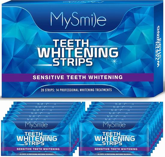  MySmile 美白洁牙贴 28片 21.24加元（原价 31.99加元）