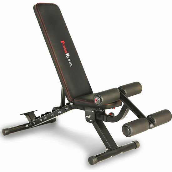  白菜价！历史新低！Fitness Reality 2000 Super Max XL 850磅 加强型 室内家用健身凳3.6折 173.7加元包邮！