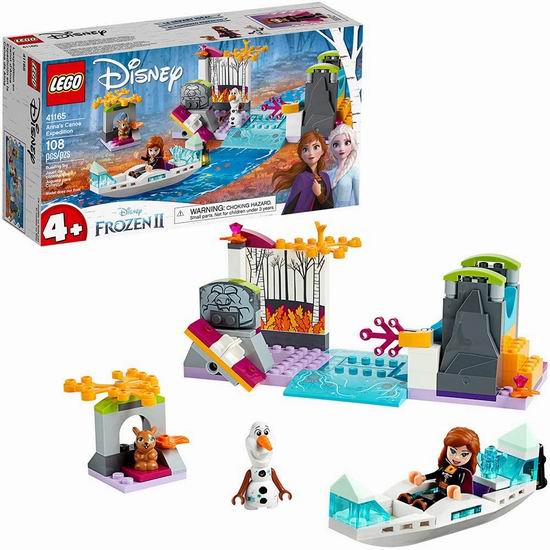 白菜价！LEGO 乐高 41165 安娜的独木舟探险3.6折 9加元！