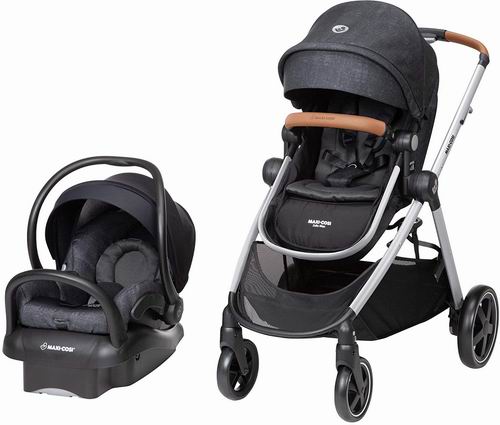  史低价！Maxi-Cosi Zelia Max 5合1 婴儿推车+安全提篮套装7折 629.9加元（原价 899.99加元）！4色可选