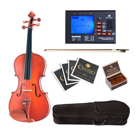  历史新低！Cecilio CVA-400 14英寸 实木小提琴超值套装 79.68加元包邮！