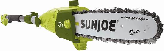 近史低价！Sun Joe SWJ803E 10英寸 8安培 多角度电动修枝机 88.97加元包邮！庭院修枝必备利器！