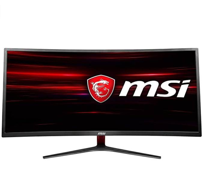  MSI MAG341CQ 34英寸 3K 100Hz  8ms 曲面防眩光游戏显示器  429.99加元