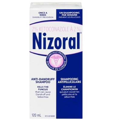  Nizoral 2％酮康唑 去脂溢性头皮屑洗发水120毫升 17.99加元（原价 18.99加元）