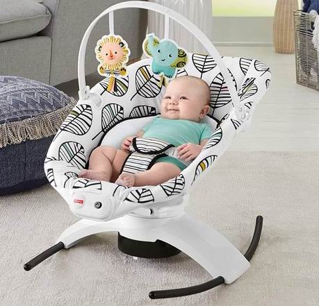  历史新低！Fisher-Price 费雪 宝宝2合1豪华电动摇椅 7.1折 119.97加元，原价 169.99加元，包邮
