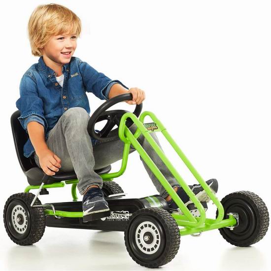  历史新低！Hauck Lightning Pedal Go Kart 脚踏式 儿童四轮卡丁车 143.97加元包邮！