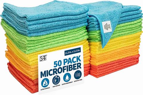  S&T 超细纤维清洁布50件套 24.99加元（原价 36.99加元）