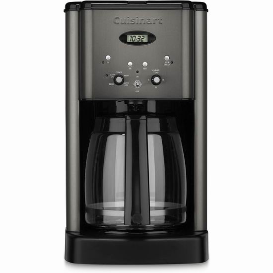  Cuisinart 美膳雅 DCC-1200BKS 12杯量 可编程咖啡机6.9折 89.99加元包邮！