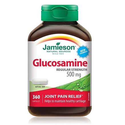  Jamieson 健美生 Glucosamine  氨基葡萄糖维骨力 360粒 10.99加元，原价 19.97加元