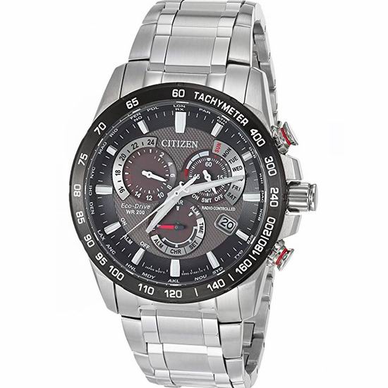  Citizen 西铁城 CB5898-59E Perpetual Chrono A-T 三眼计时 光动能男士腕表4.9折 416加元包邮！