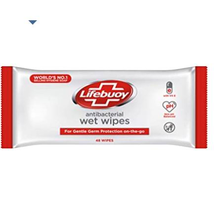  家居必备！Lifebuoy 消毒杀菌湿纸巾 48张 2.5加元