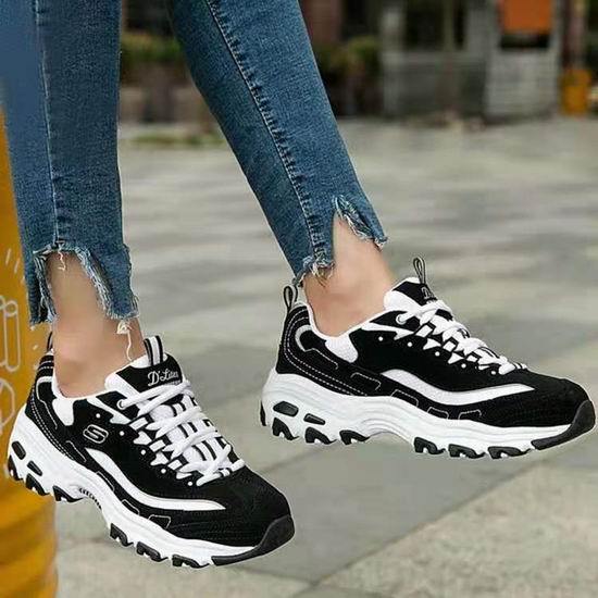  Skechers 斯凯奇 D'Lites 女士熊猫鞋5.4折 54.98加元包邮！购2双降为4.6折 47.38加元！