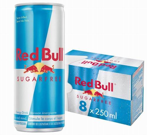  Red Bull 红牛 无糖能量饮料（250毫升x8罐） 13.27加元