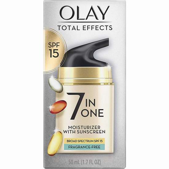 Olay 玉兰油 7合1抗衰老保湿霜SPF 15（17盎司）18.98加元（原价 25.99加元）
