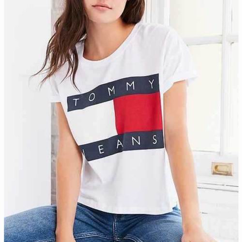  Tommy Hilfiger 女士 Logo T恤 20.51加元起，2色可选