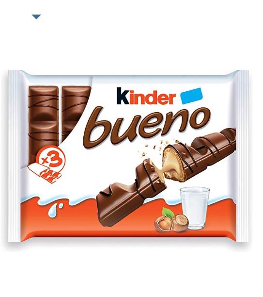  Kinder 牛奶榛仁巧克力棒 3.47加元起，多种口味可选！