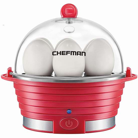  Chefman RJ24-V2 多功能家用煮蛋器/蒸煮器6.2折 23.43加元！