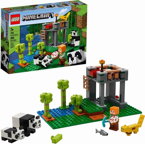  LEGO 乐高 21158熊猫基地 19.99加元，原价 24.99加元