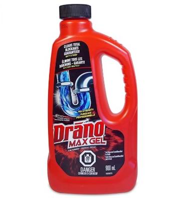  Drano Max Gel 下水道强力疏通液 900毫升 5.29加元起