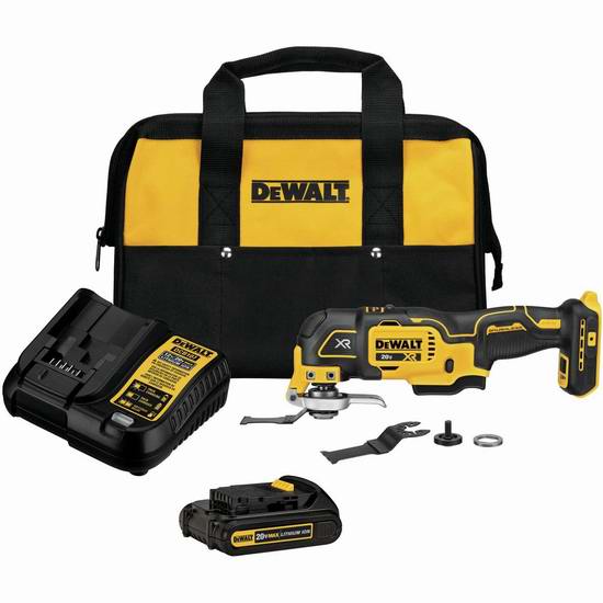  Dewalt 得伟 DCS356C1 20V MAX XR 无刷锂电多功能打磨切割机 155.55加元包邮！