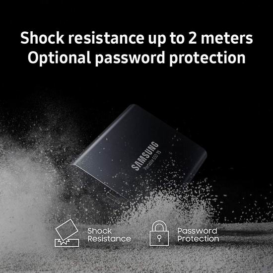 史低价！Samsung 三星 超便携 T5 2TB SSD 固态移动硬盘 7.9折 249.99加元包邮！