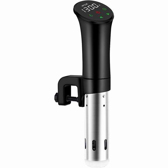  VPCOK Sous Vide 低温慢煮机6.6折 71.75加元限量特卖并包邮！懒人也能做出米其林！