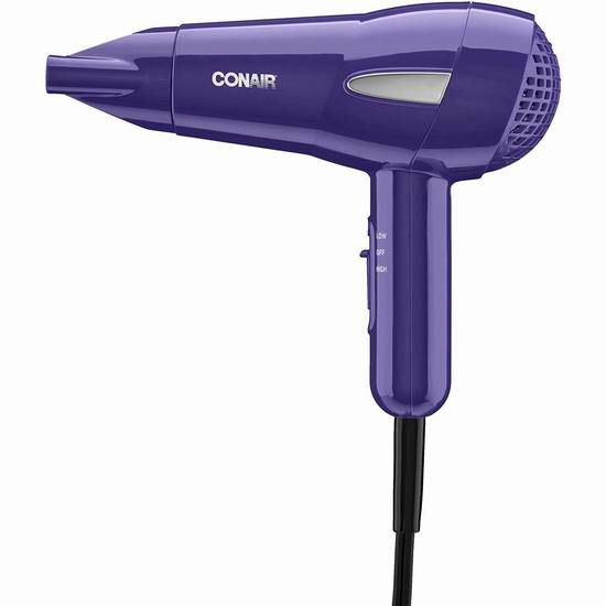  白菜价！历史新低！Conair MiniPRO 电气石陶瓷吹风机3.5折 12.19加元！