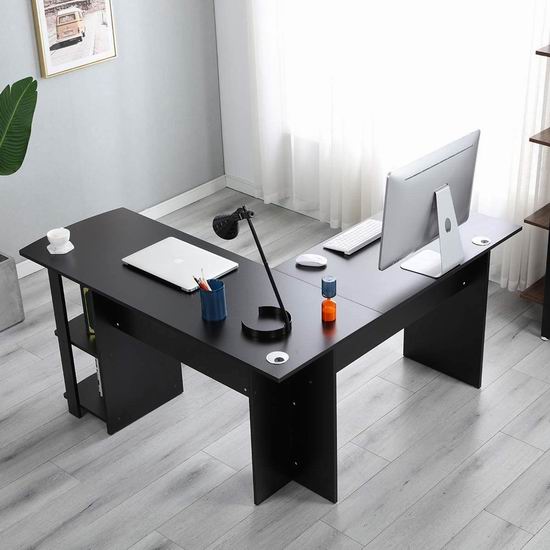  sogesfurniture L型时尚电脑桌/办公桌 99加元限量特卖并包邮！