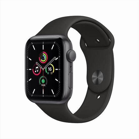  Apple Watch SE 44mm 苹果智能手表 367.99加元包邮！黑、粉两色可选！