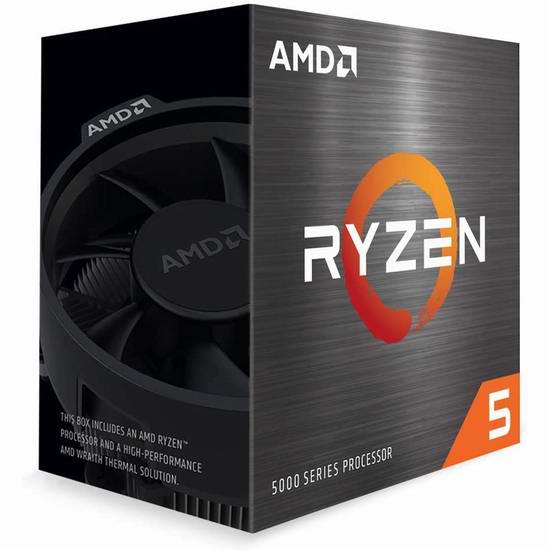  历史新低！AMD Ryzen 锐龙5 5600X 处理器7.2折 149.98加元包邮！
